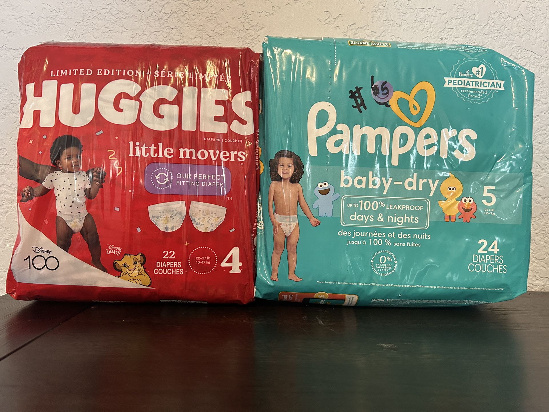 Diapers $5 Each 
