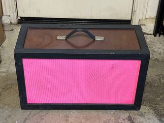 Pink Custom Speaker Box with 2 Eminence 051864 10" Speakers
