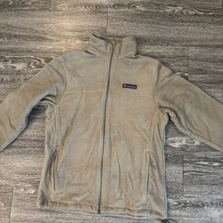 Columbia Sportswear Men's Tan and Cream Jacket