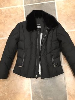 LN FERA snow rain ski coat jacket w/ faux fur collar