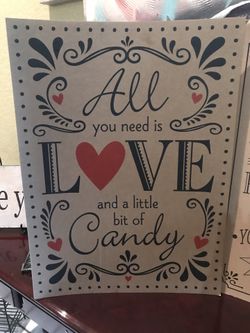 Candy Bar sign