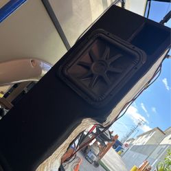 CUSTOM CHEVY SILVERADO EXTENDED CAB BOX AND SUBS