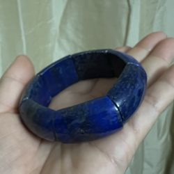 Natural lapis lazuli bracelet