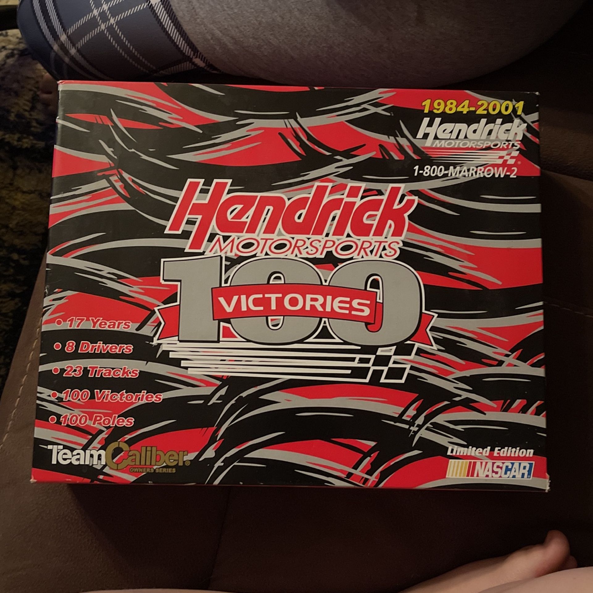 Hendrick Motorsports 100 Victories Action Figures and Model Car with Certificate of authenticity 