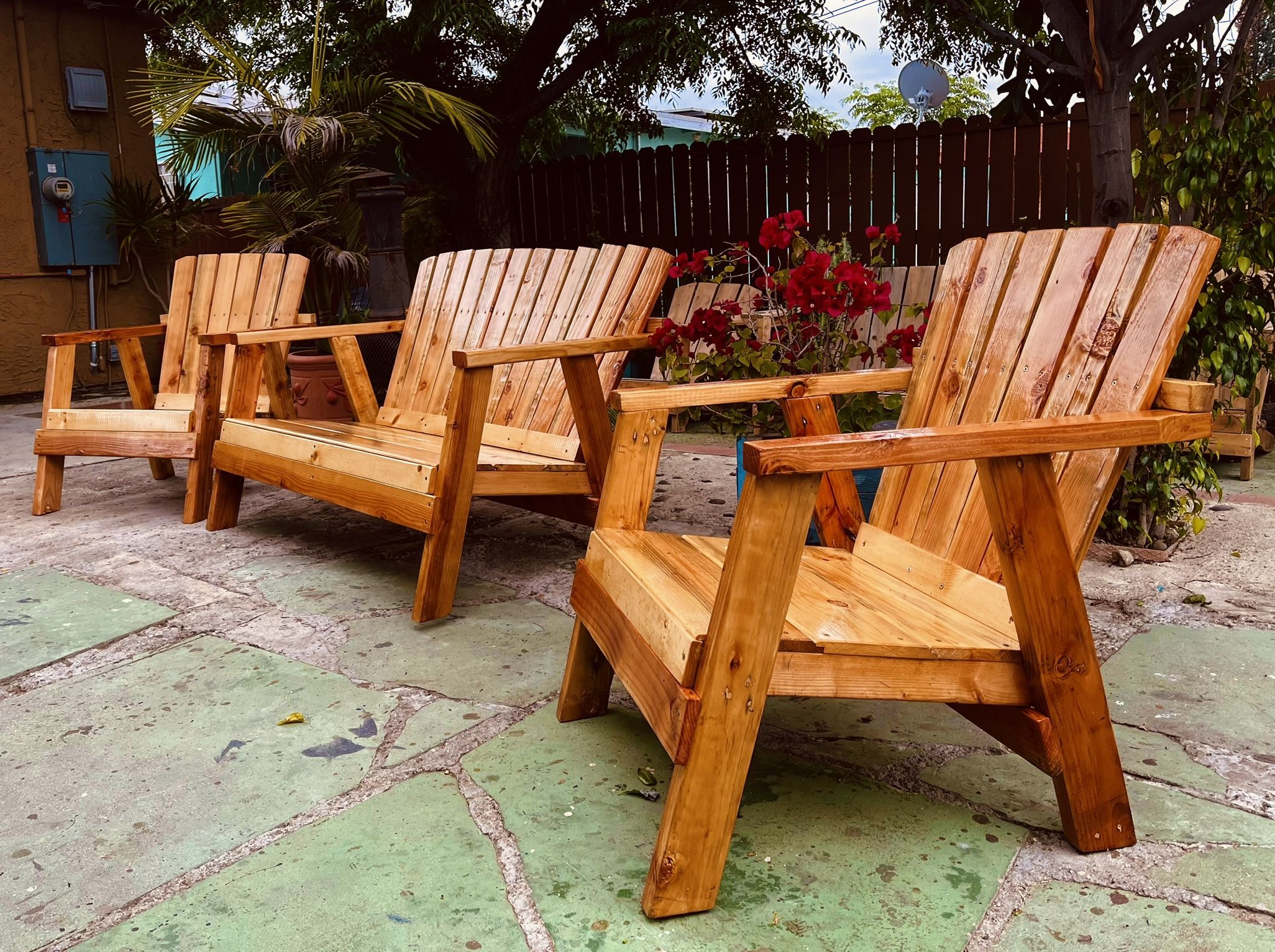 Handmade Patio Furniture (Cushions Sold Separately)(Pre-Order Only)