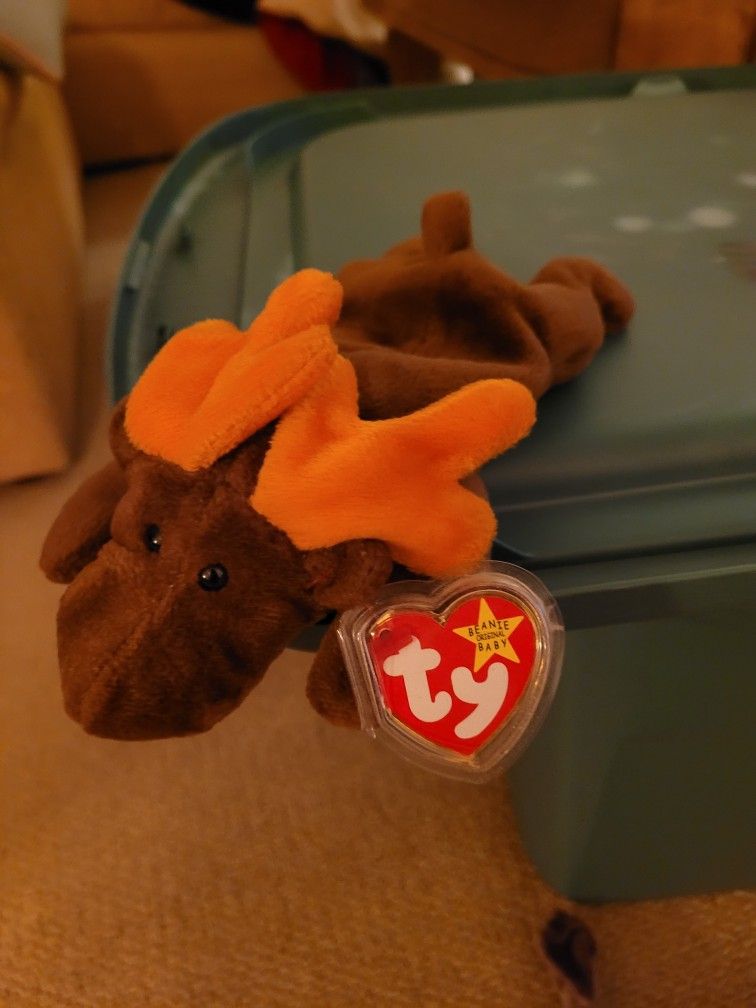 Moose Tye Beanie Baby Early 90s 