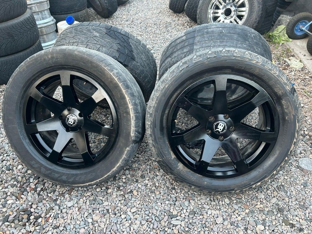 RIMS ONLY TIRES NO GOOD 275/55R20...5 LUGS BOLT PATTERS 5X5..5X127 for ...