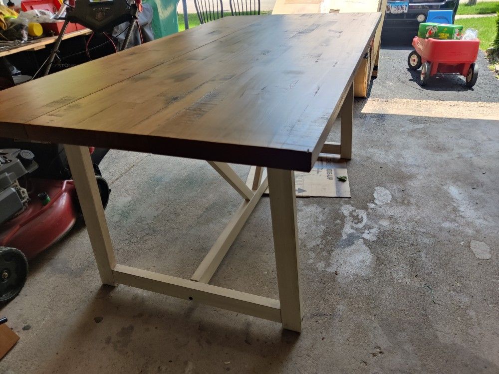 Trestle Solid Wood Table