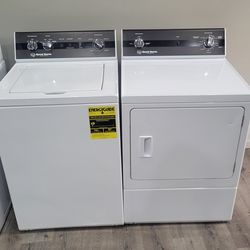 SpeedQueen Washer and Electrical Dryer set
