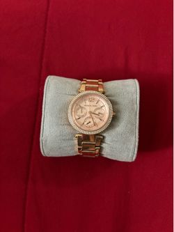 micheal kors rose gold watch