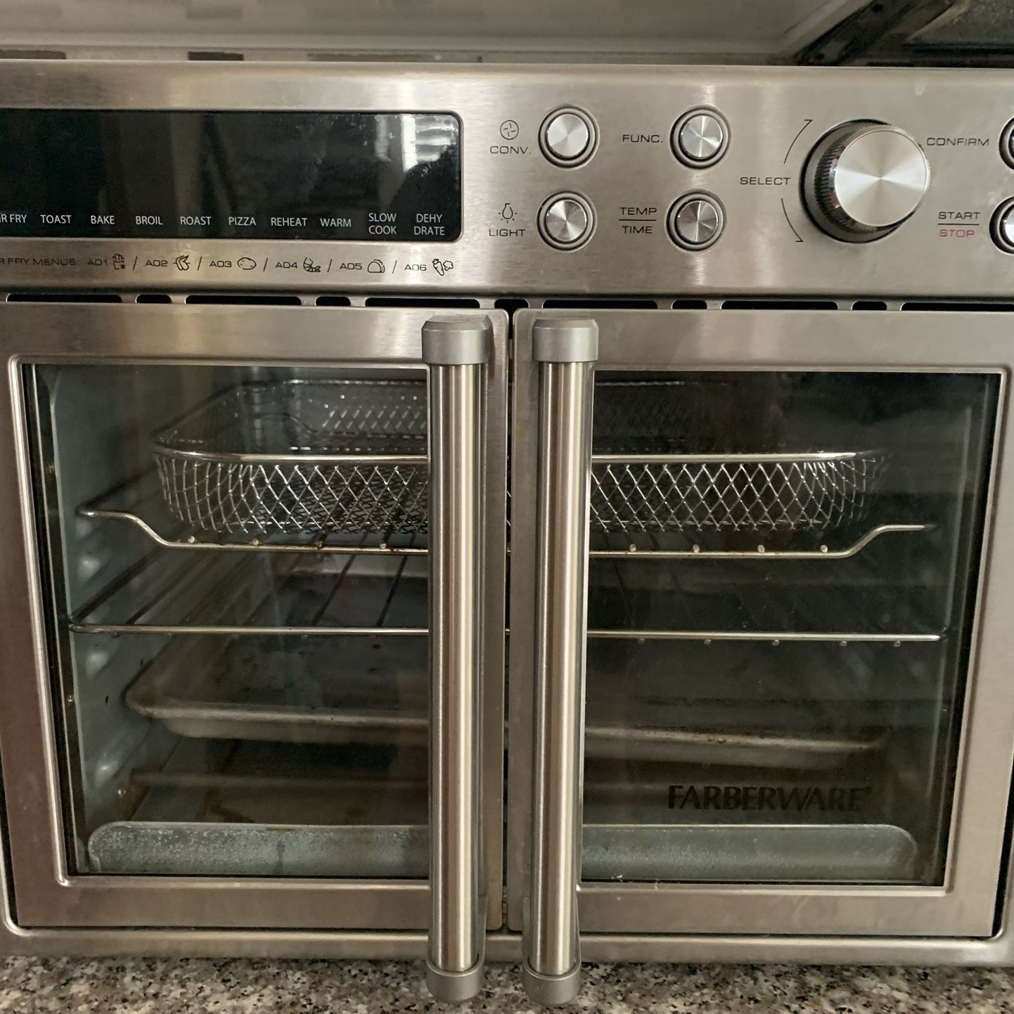 Farberware French Door Toast Ovens 6-Slice 25 Liters Capacity air