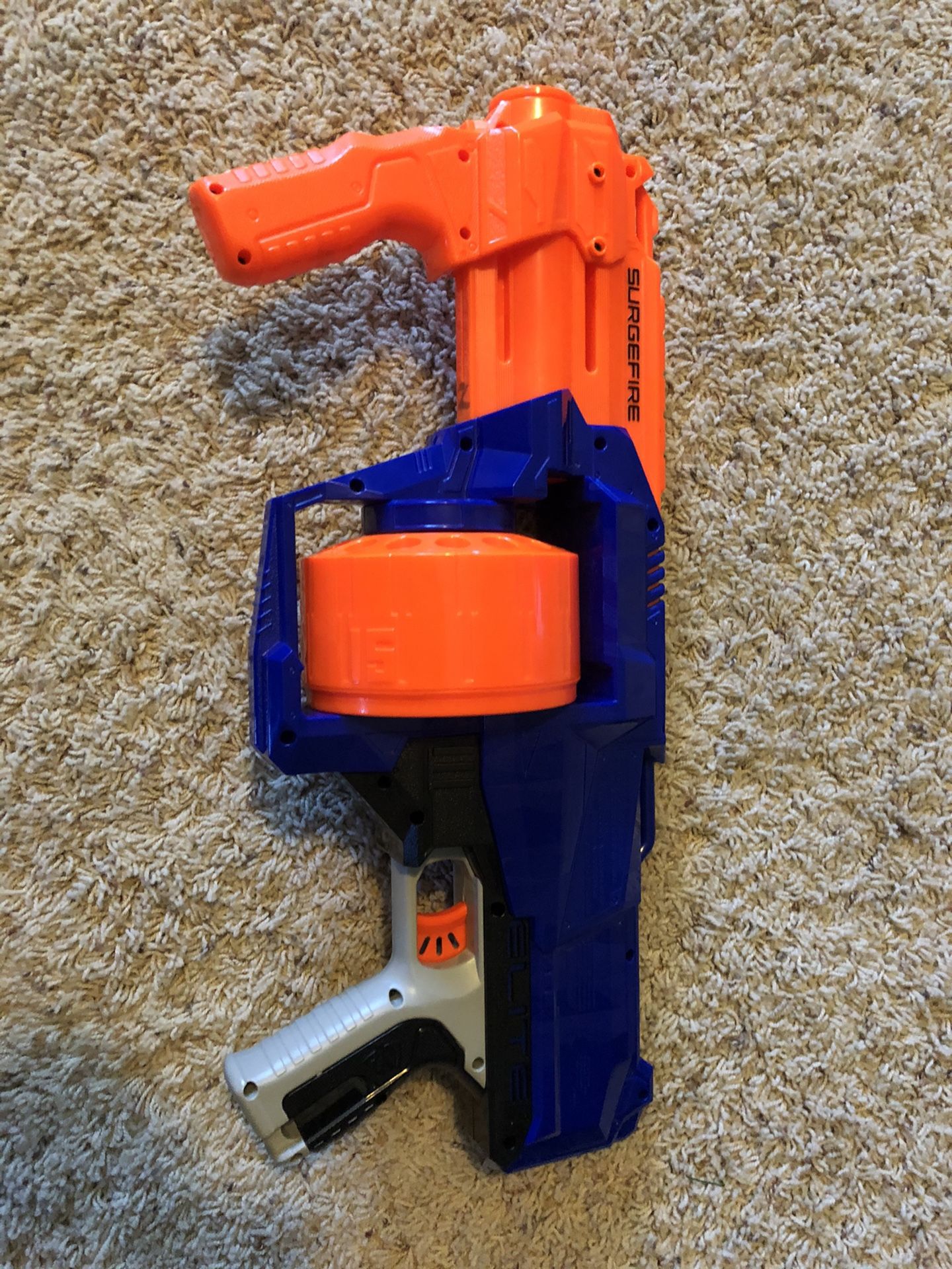 Nerf SurgeFire toy gun