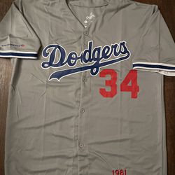Dodgers Fernando Valenzuela Jersey 