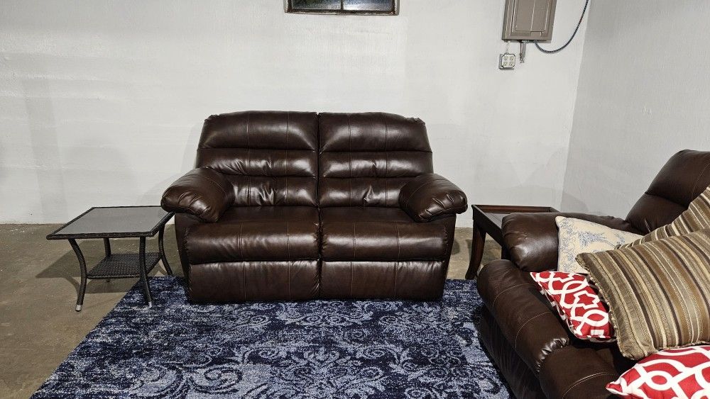 Leather Reclining Set