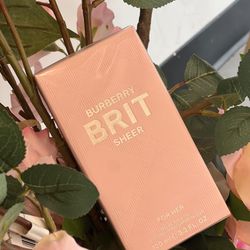 🌸🤍✨ SPECIAL IN-STORE FEATURE — BURBERRY BRIT SHEER EDT (3.4 OZ) ✨🤍🌸