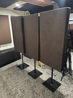 LA Sound Panels Bass Traps Acoustic Studio Panels 24x48x5 – Adjustable Stands