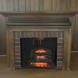 Working Heatable Fire Place