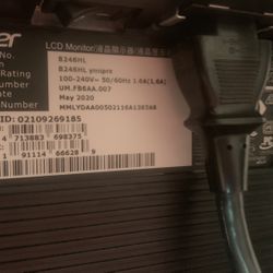 Acer Monitor Used For Gaming 60hz 