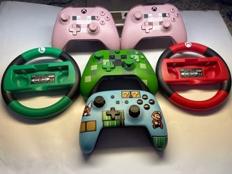 Xbox / Nintendo Switch Mario 3 Minecraft edition controllers OEM