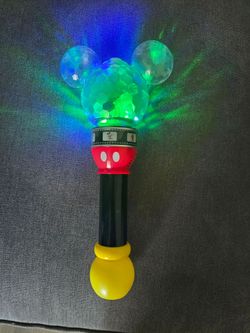 Mickey mouse bubble wand