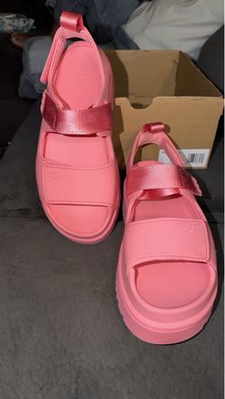 UGG Pink Platform Sandals size 8
