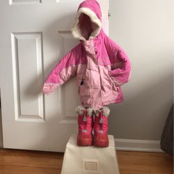 Columbia Snow Gear With Hood Toddler Girl 3 Yrs Old