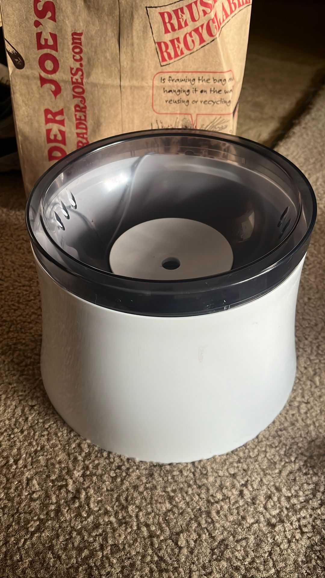 Pioneer Pet Vortex Pet Drinking Fountain White