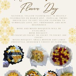 Yellow flower day/ Ramos Flores Amarillas