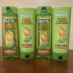 GARNIER FRUCTIS, SLEEK & SHINE.