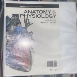 Anatomy & Physiology Textbook: Wiley Loose Leaf Print Edition