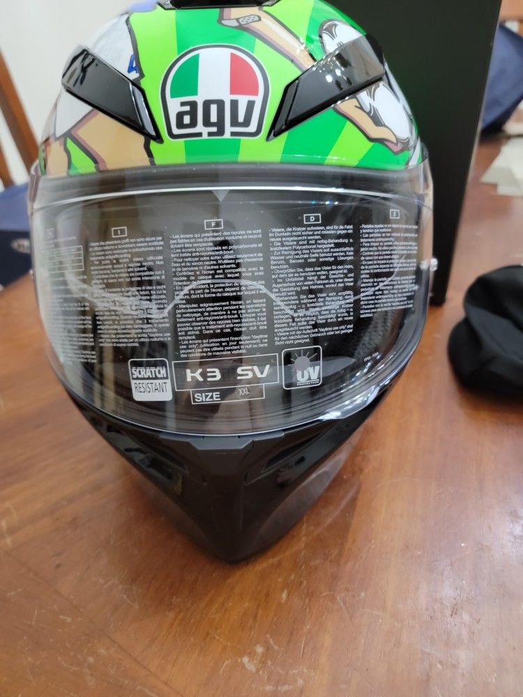 AGV K3 SV Valentino Rossi Mugello Helmet XXL
