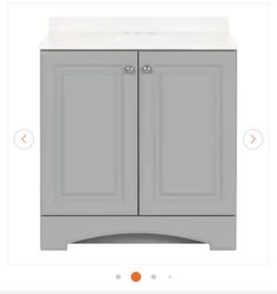 Pearl gray 30in glacier bay vanity