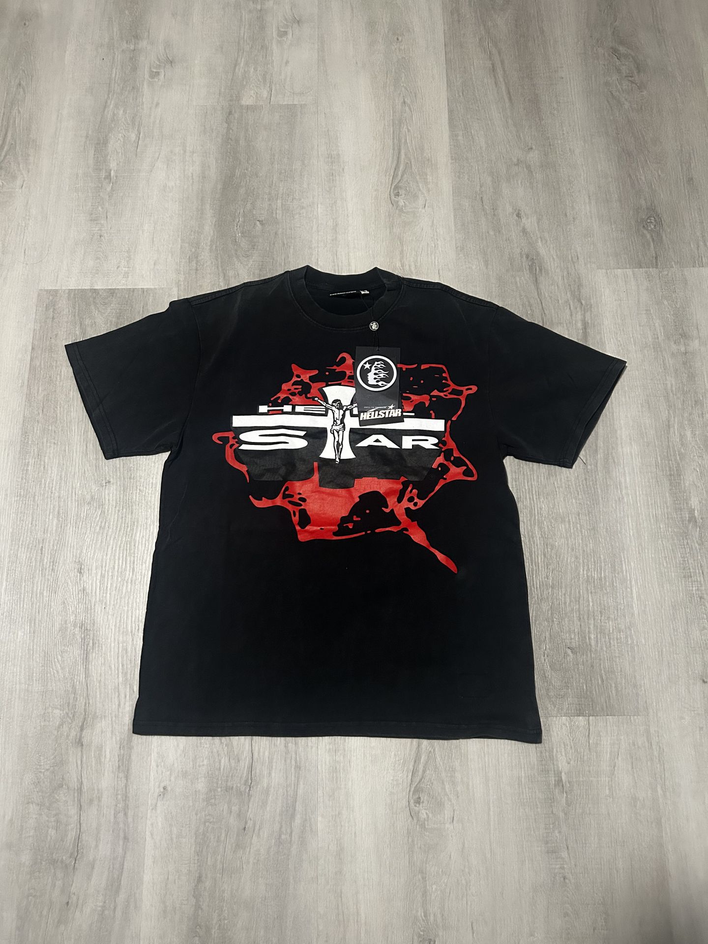 Hellstar Men's T-Shirt Size M Brand New with Tags 100%Cotton Black Short Sleeve