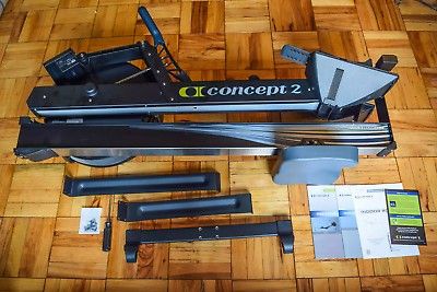 Black Concept2 Model D Indoor Rowing Machine with PM5 Performance Monitor - New

