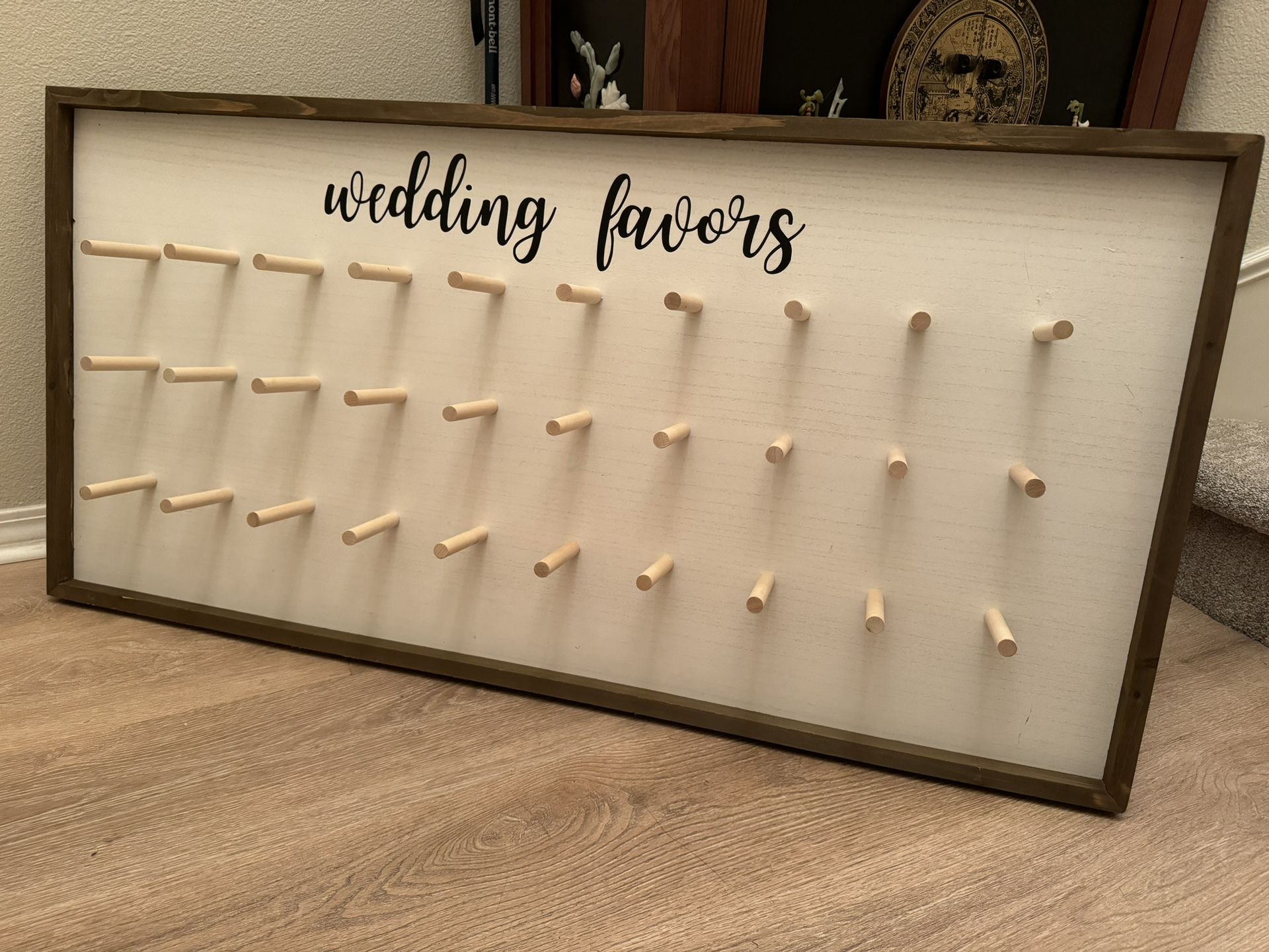 Pegboard For Wedding Favors Or Donut Display