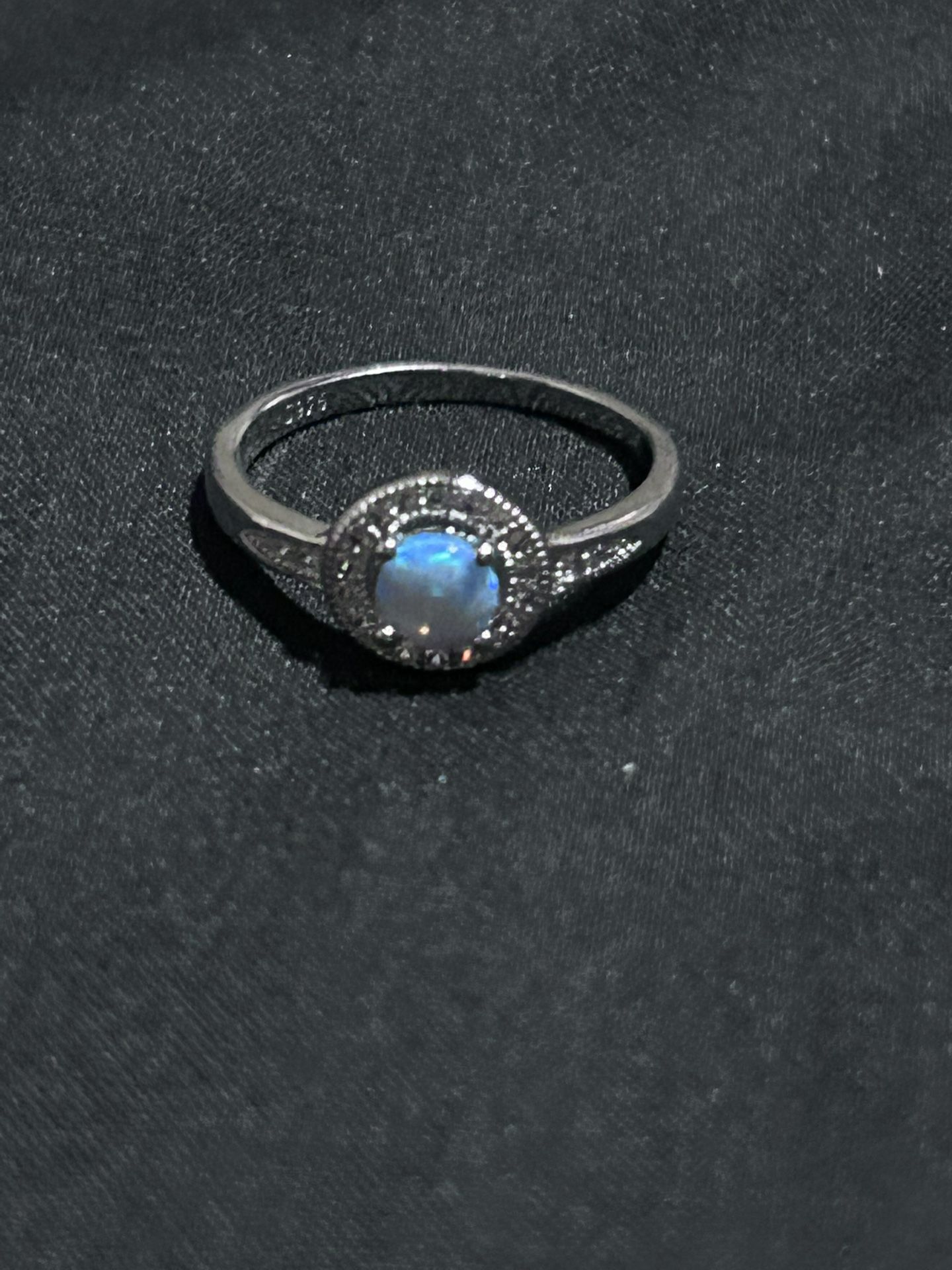 Sterling Silver Ring - Moonlight Stone