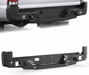 TangMiGe Rear Bumper for Toyota Tacoma 2005-2015 2nd Gen w/ LED Light