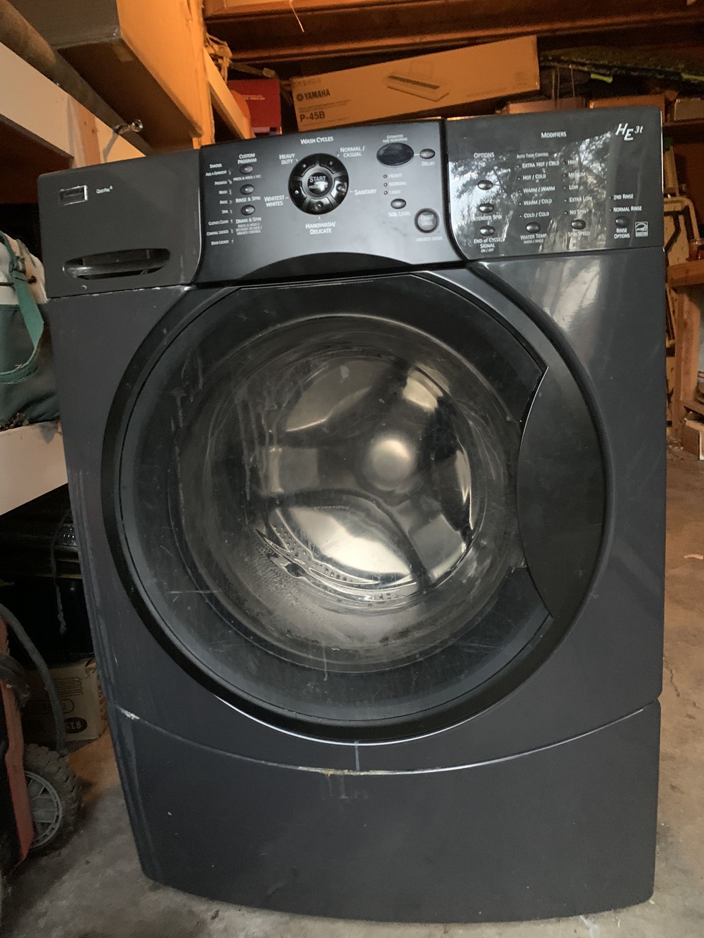Kenmore Elite Quiet Pack 4 HE 3T Clothes Washer Used Works Well!