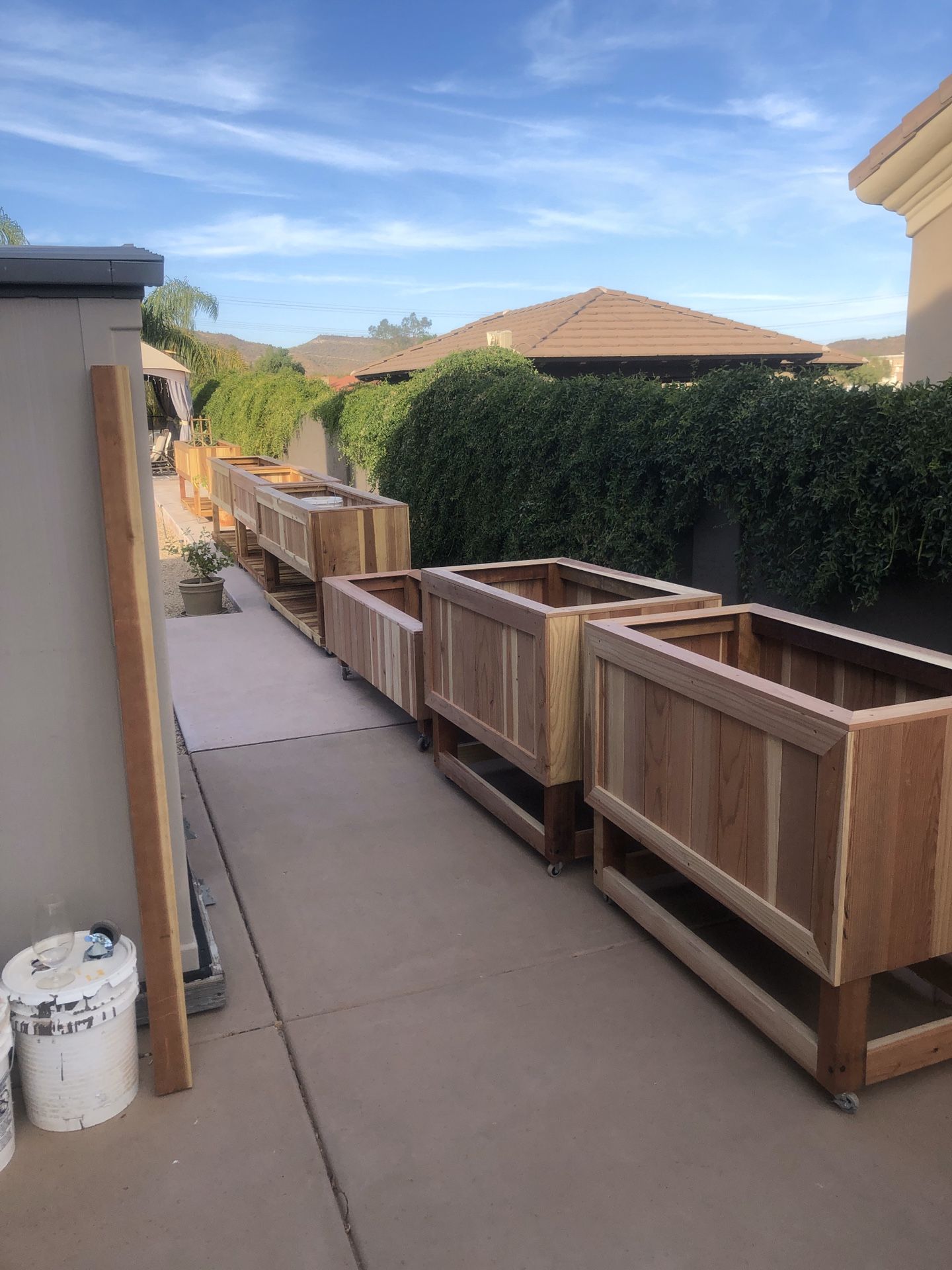 Raised planters, Cedar / redwood / garden / boxes for Sale in