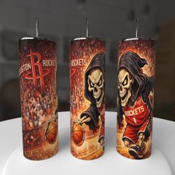 Houston Rockets Basketball Tumbler