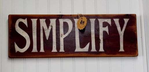 Simplify Sign