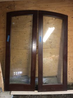 Custom double entry doors