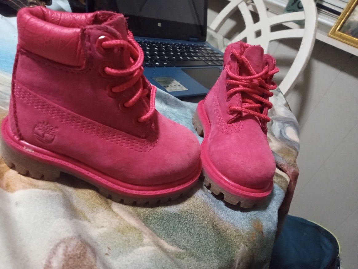 Pink Baby Timbs