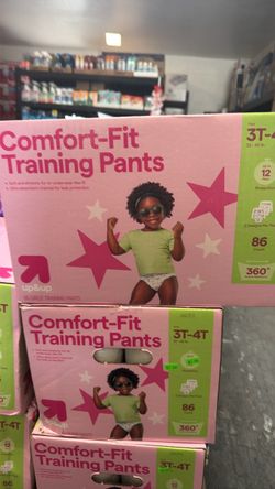 Up&Up Comfort-Fit Girls Training Pants 3T-4T