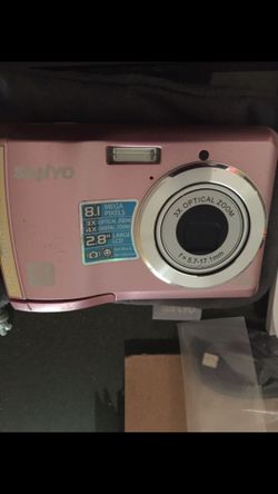 Pink Sanyo camera
