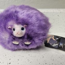 Universal Wizarding World Harry Potter Purple Pygmy Puff Plush with Sound 