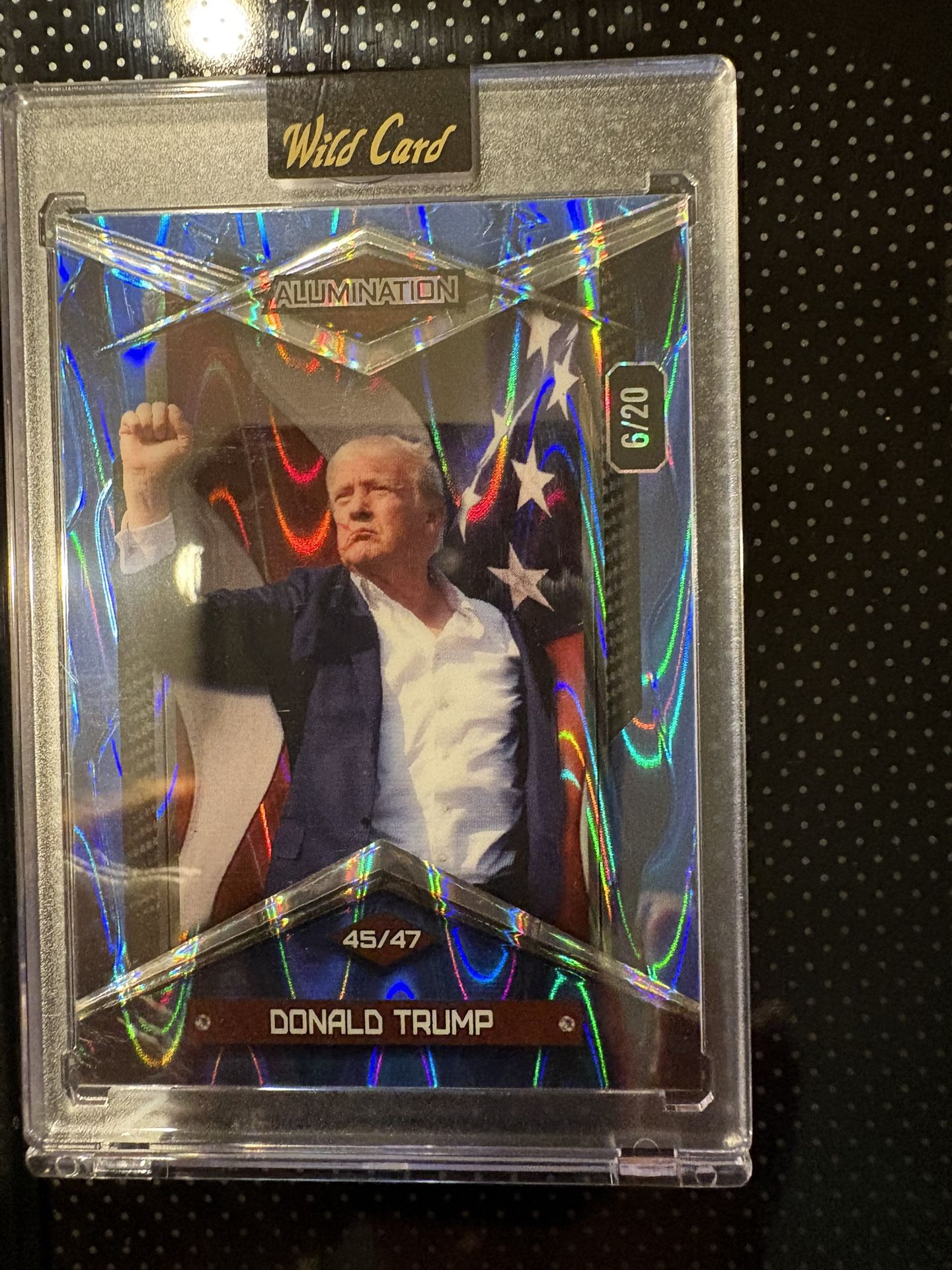 Donald Trump #6/20 Blue - Fight Card