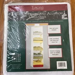 Closet Organizer - 5 Shelf Sweater & Accessory (Brand New)