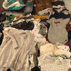 Baby Boys Clothes Size 3/6 Months Used But Like New