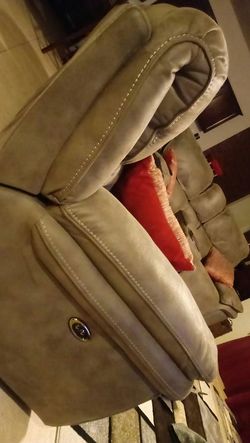 Reclining Sofa and Console loveseat set (labor day sale!)